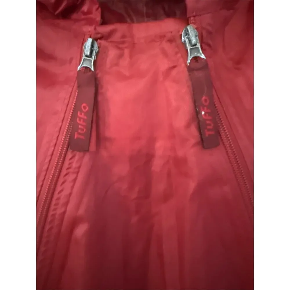Tuffo Muddy Buddy Waterproof Coveralls Rain Suit Jacket Coat 3T Red